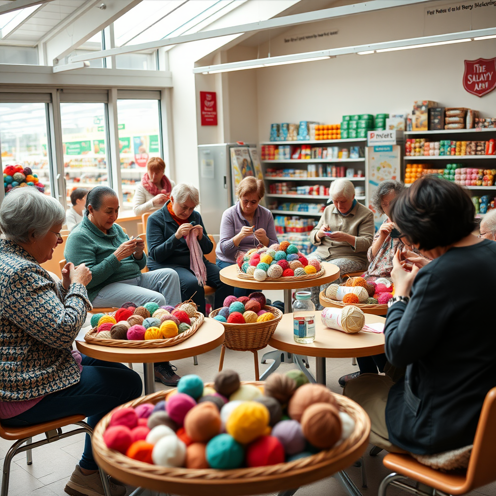 Crafters unite to stitch comfort for community charities